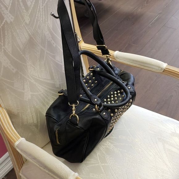 😍 H&M Gold Studded Bag Mint Condition 👌 - Picture 4 of 12